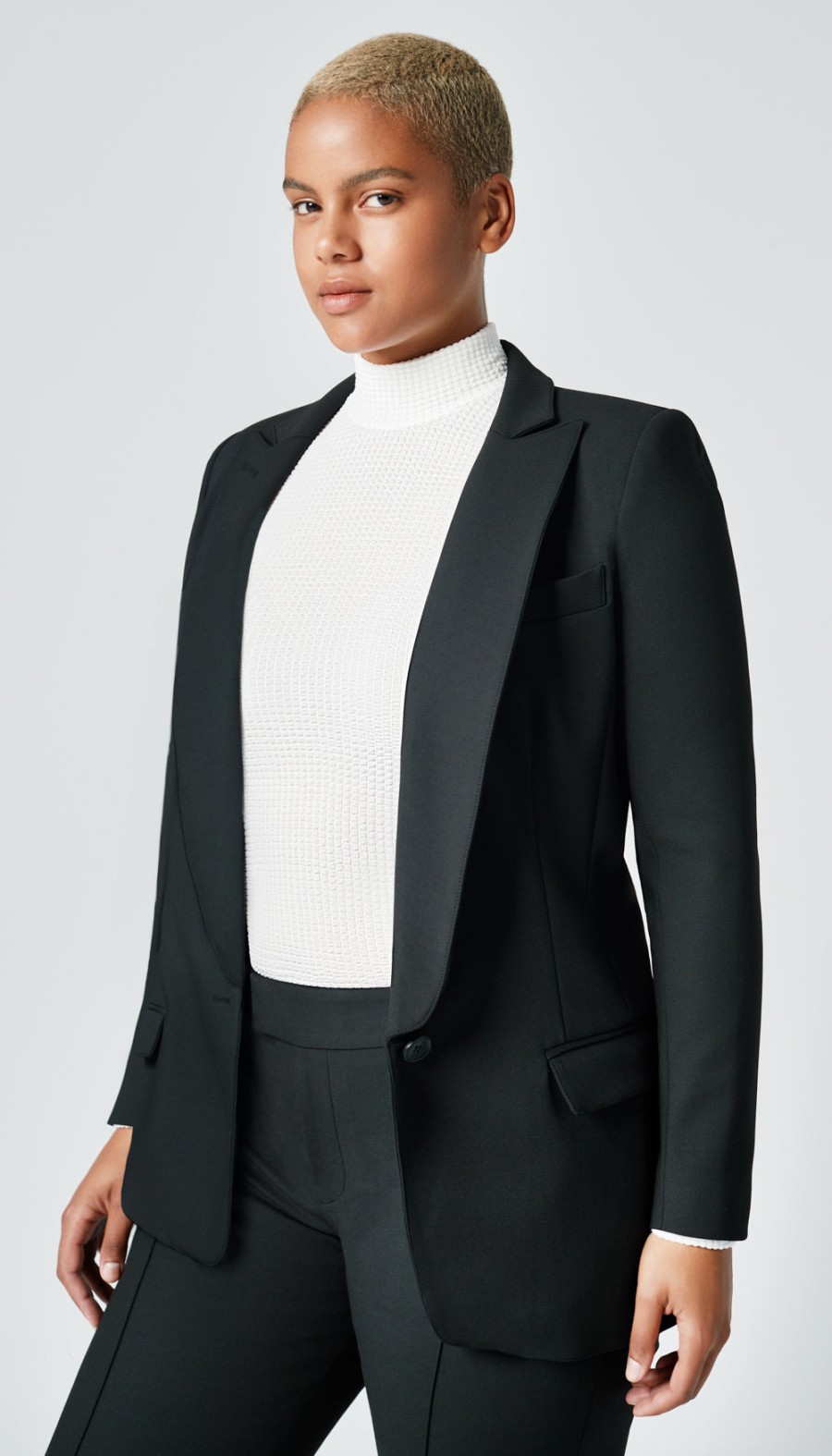 ShopSmythe Long Notched Blazer | Blazers