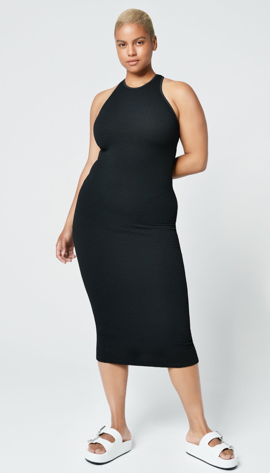 ShopSmythe Racerback Midi Dress | Dresses