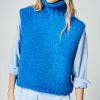 ShopSmythe Handknit Sleeveless Turtleneck | Sweaters