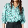 ShopSmythe Shirred Pocket Blouse | Tops