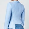 ShopSmythe Linen Duchess Blazer Periwinkle | Duchess & Wrap Blazers