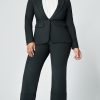 ShopSmythe Peaked Lapel Blazer W/ Black Trim | Blazers