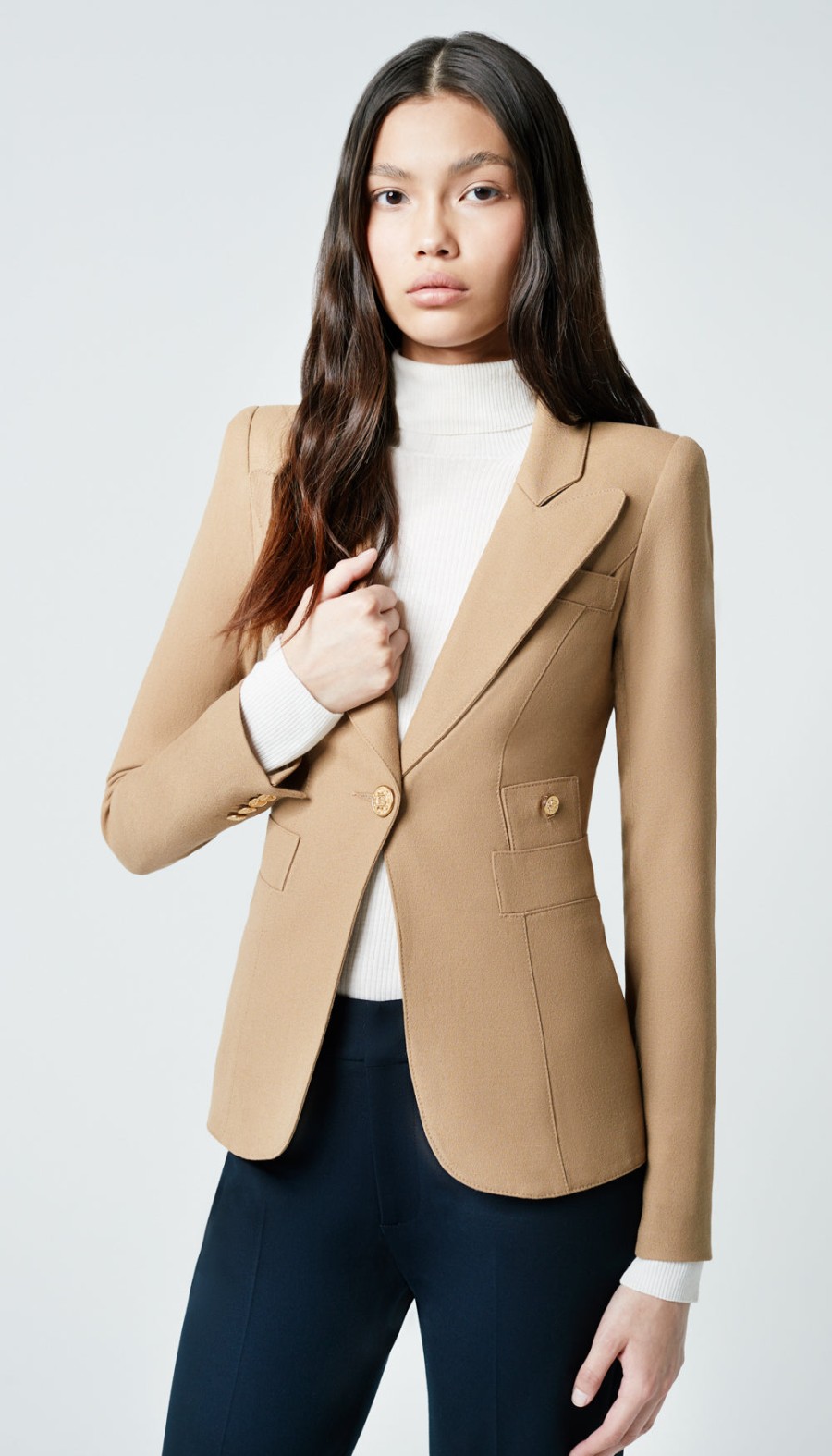 ShopSmythe Duchess Blazer Camel | Duchess & Wrap Blazers