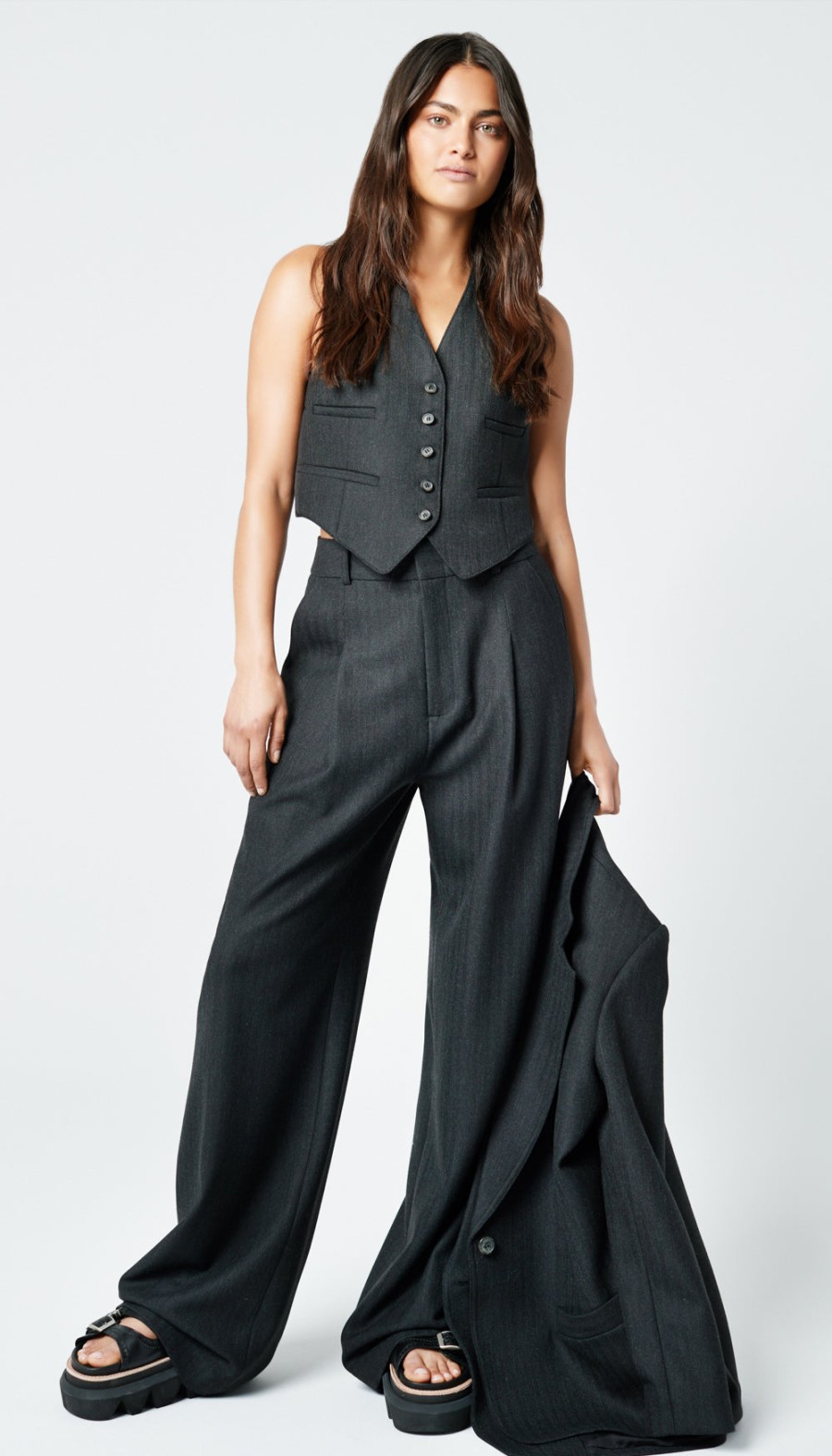 ShopSmythe Pleated Trouser | Bottoms