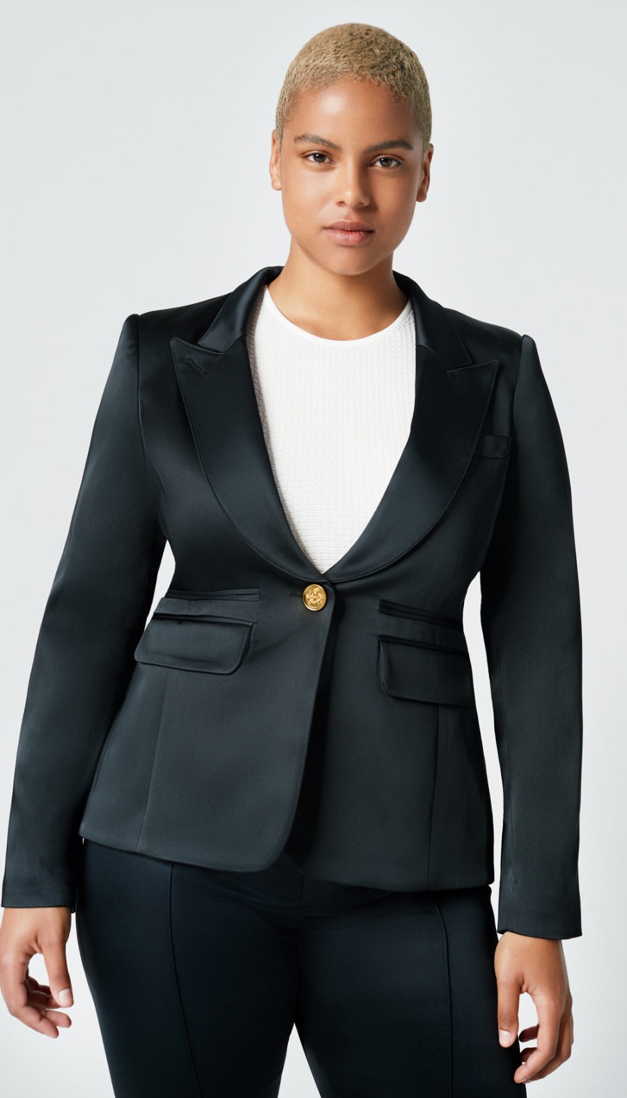 ShopSmythe Tuxedo Peaked Lapel Blazer | Blazers