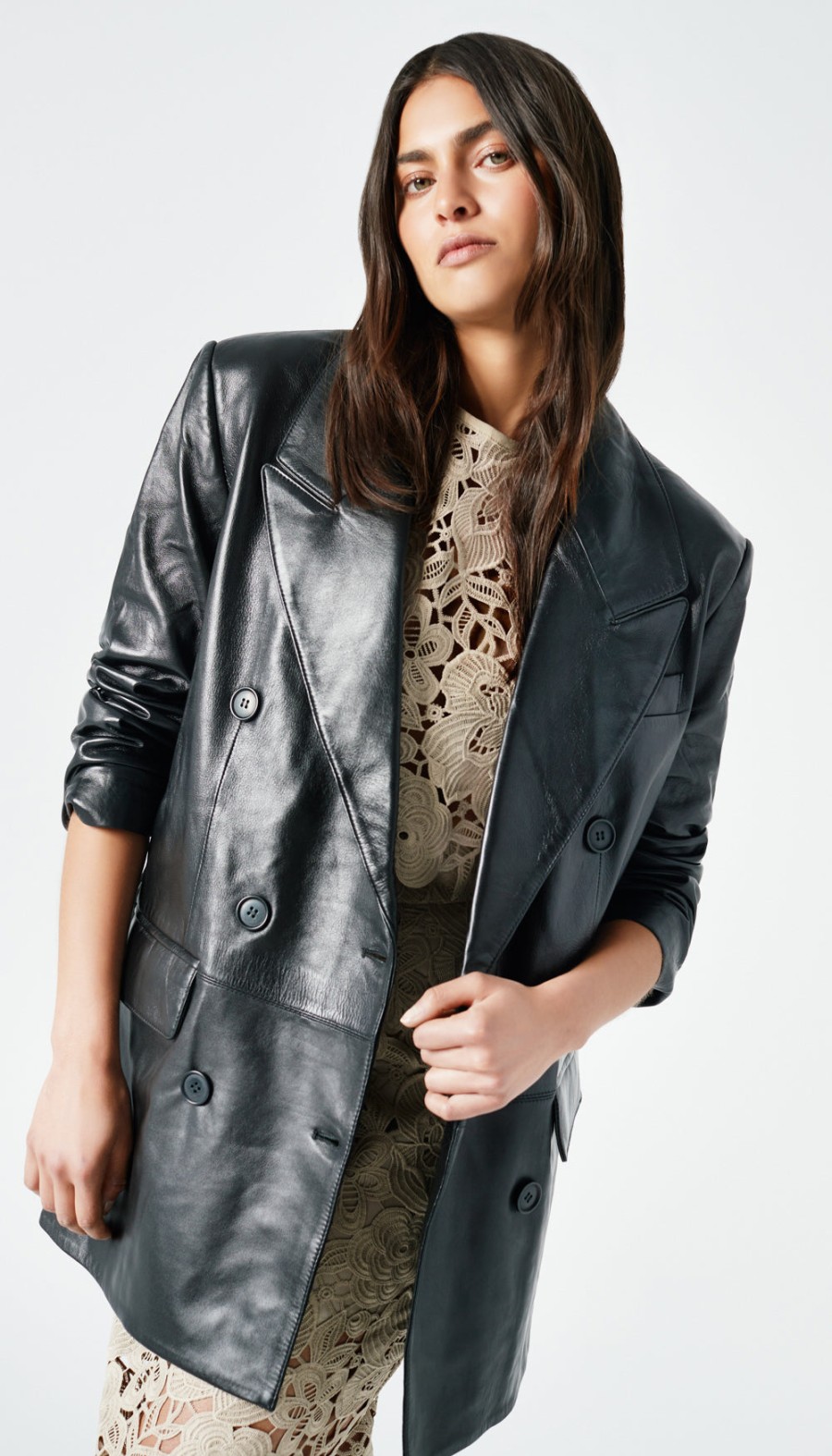 ShopSmythe Leather Car Coat | Outerwear