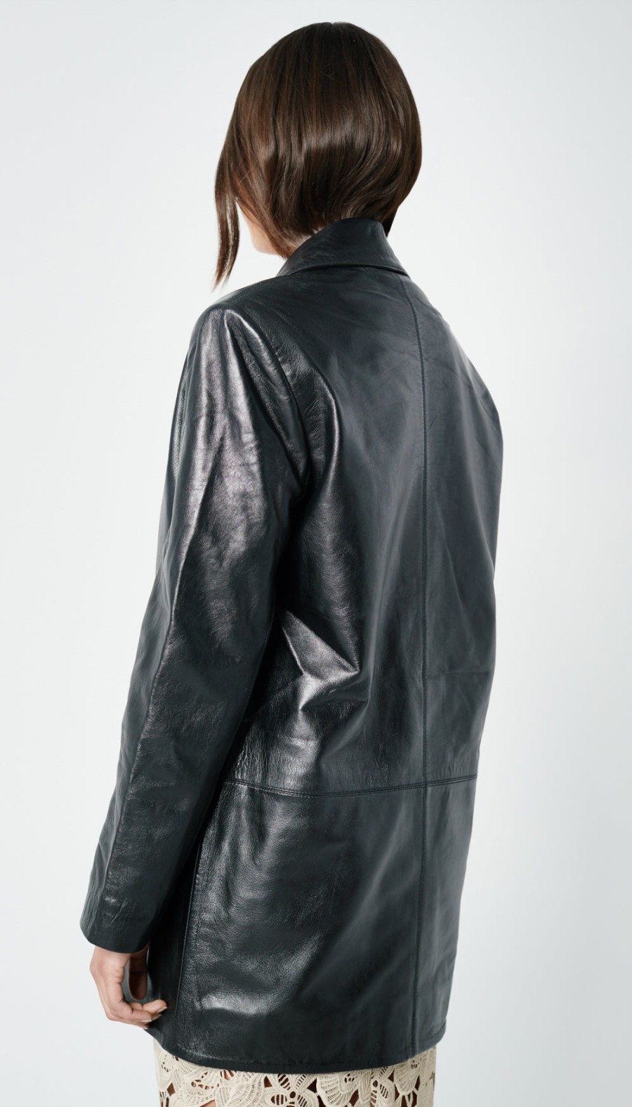 ShopSmythe Leather Car Coat | Outerwear