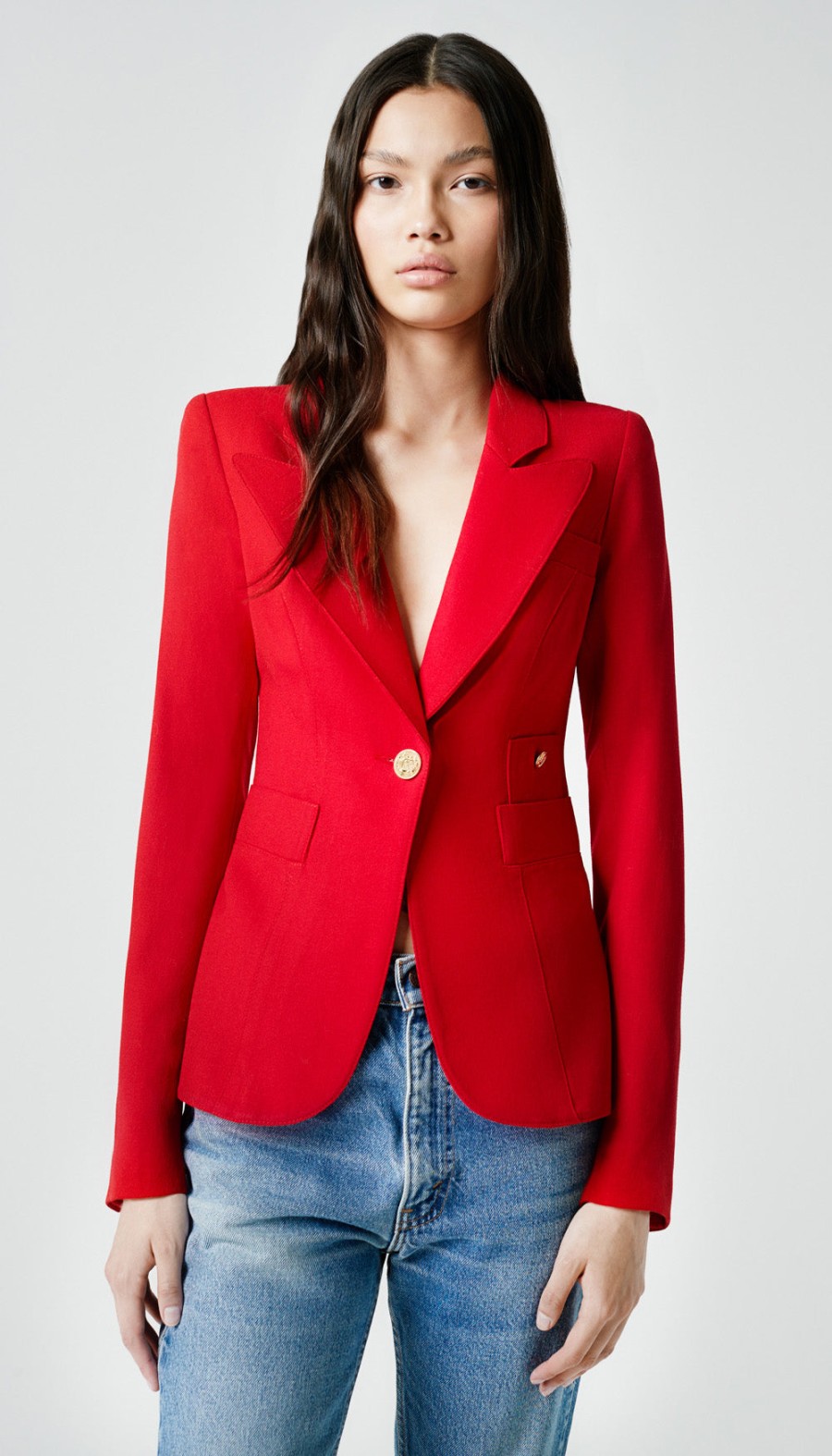 ShopSmythe Duchess Blazer Red | Duchess & Wrap Blazers