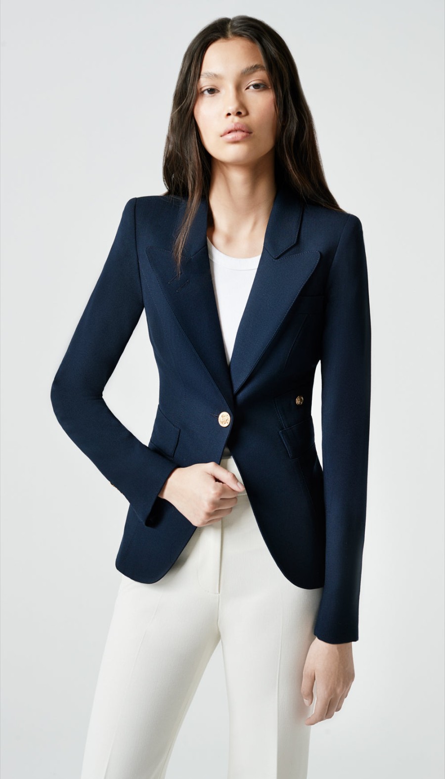 ShopSmythe Duchess Blazer Navy | Duchess & Wrap Blazers