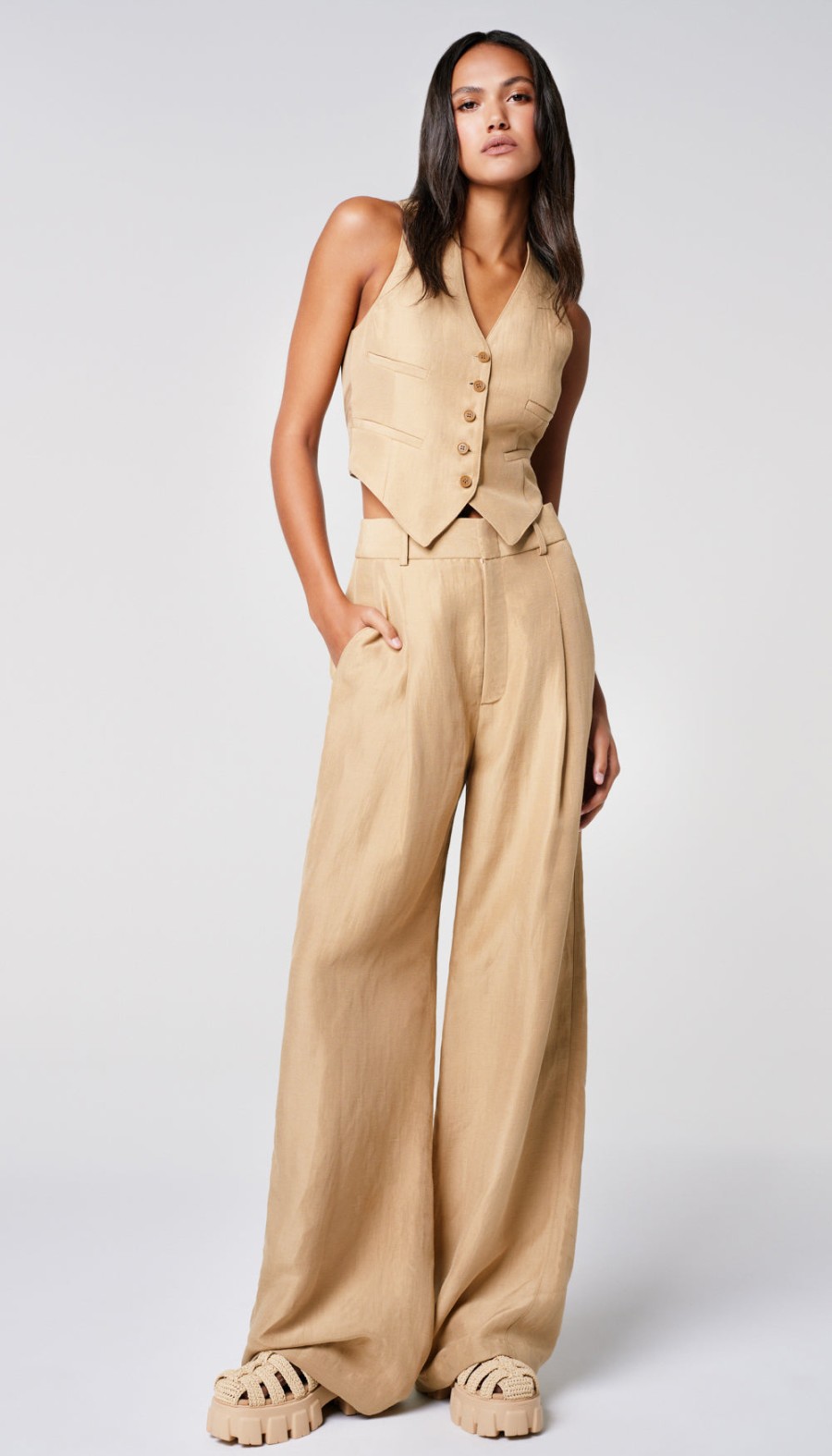 ShopSmythe Pleated Trouser | Bottoms