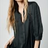 ShopSmythe Shirred Pocket Blouse | Tops