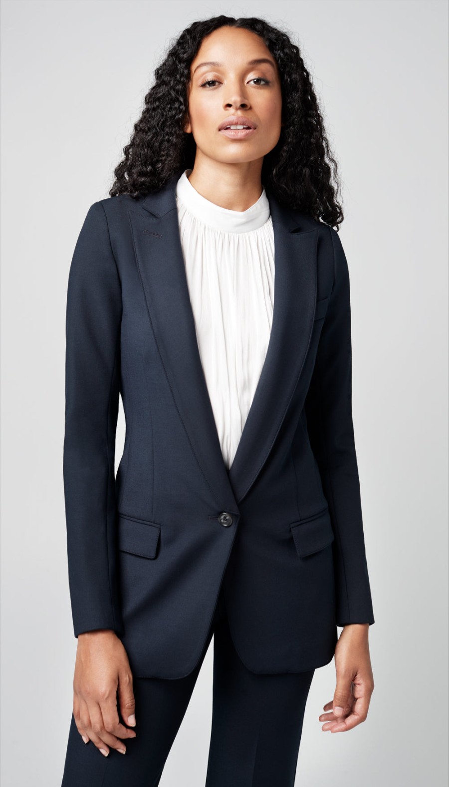 ShopSmythe Long Notched Blazer | Blazers